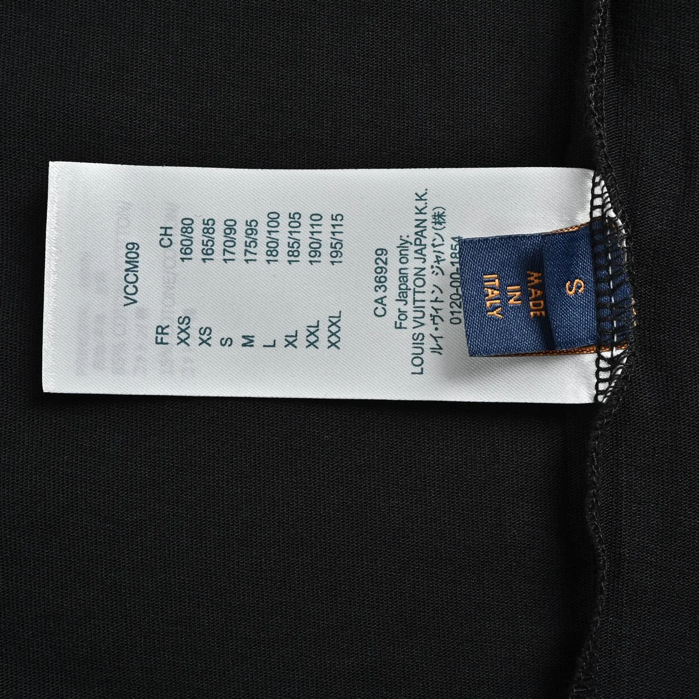 Louis Vuitton/Louis Vuitton front and back letter woven embroidered short sleeves